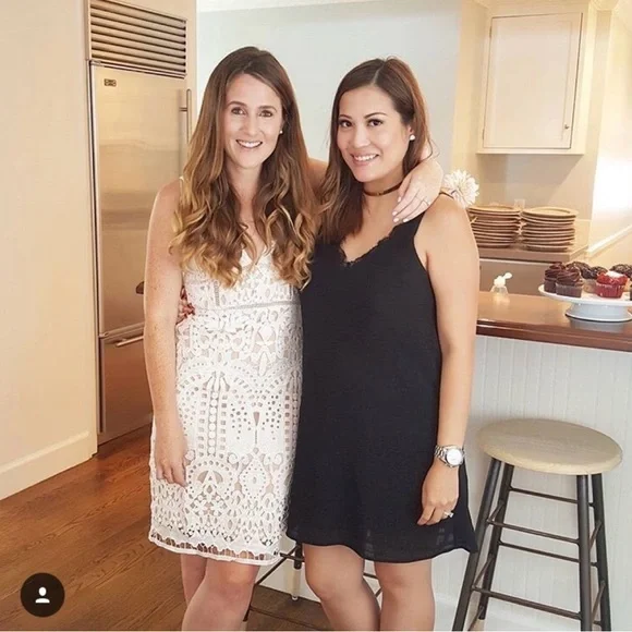 Just Me White Lace Midi Dress - Picture 4 of 5